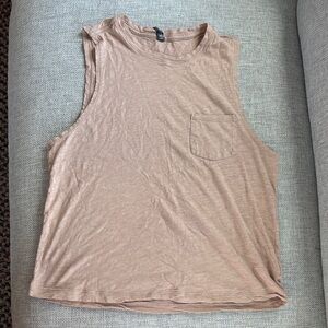 Vuori Sleeveless Brown Tank Top